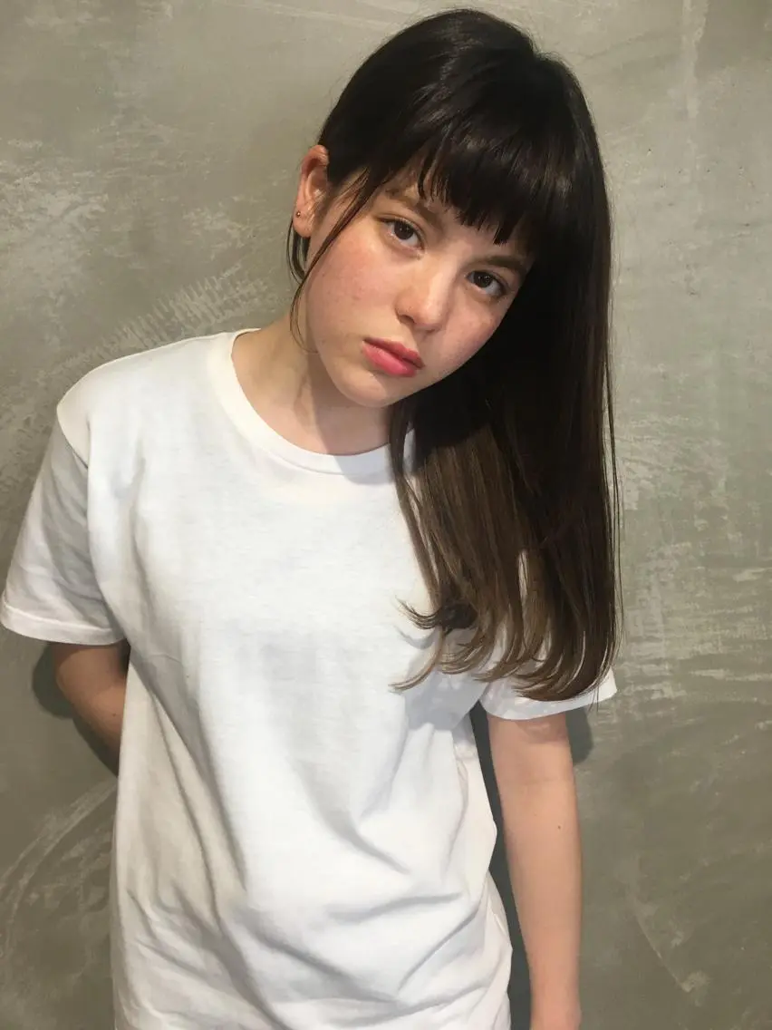 ロング カラー サトウ .のヘアスタイル