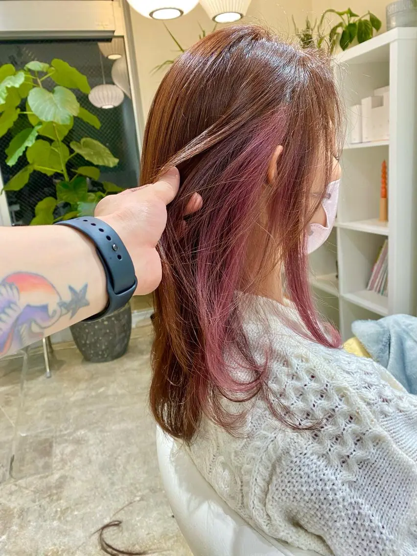 ロング Sabby氏川洸希 パーマのヘアスタイル