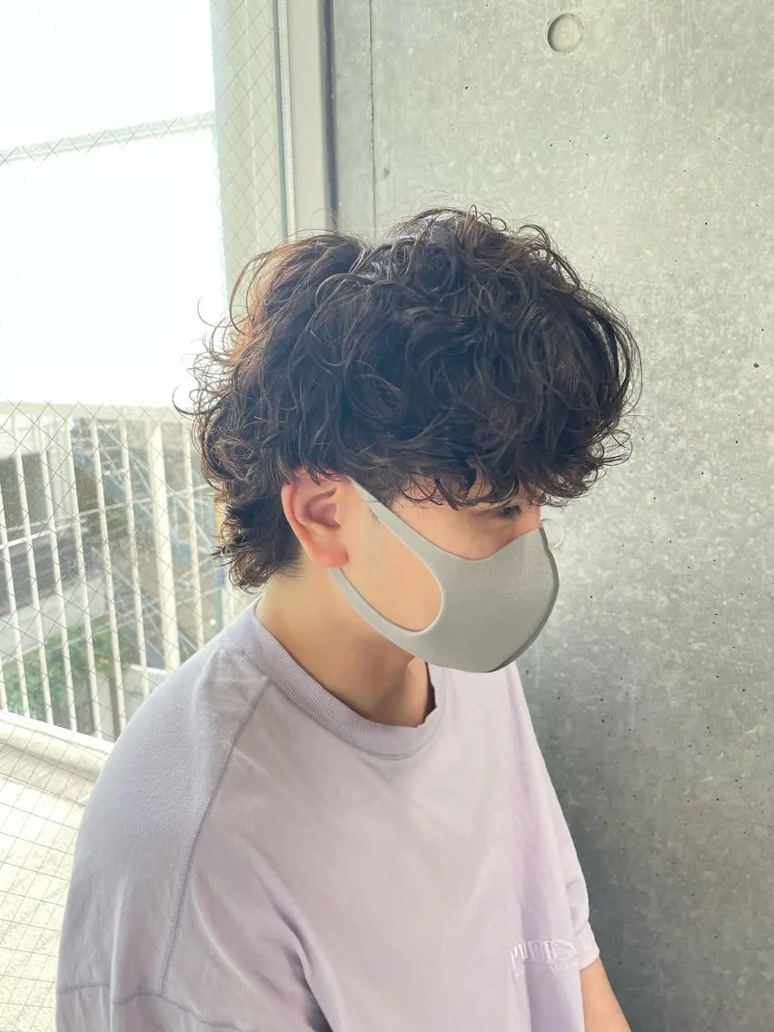 パーマ メンズ メンズモテパーマ💙 fuwaのヘアスタイル