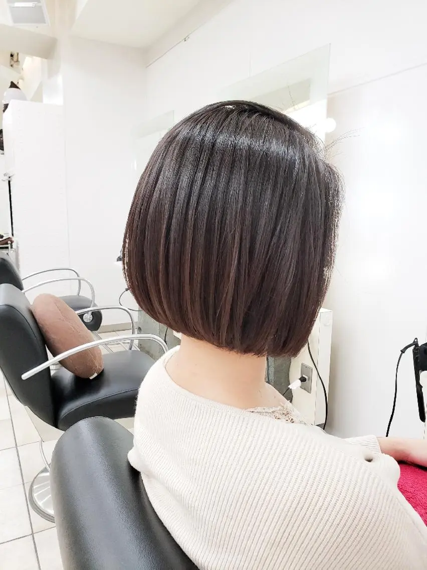 ショート カラー イルミナカラー 髪質改善 似合わせカット 縮毛矯正 トリートメント カット ヘアカラー トリートメント ボブ・ロブ　福田 泰久✂️✨のヘアスタイル
