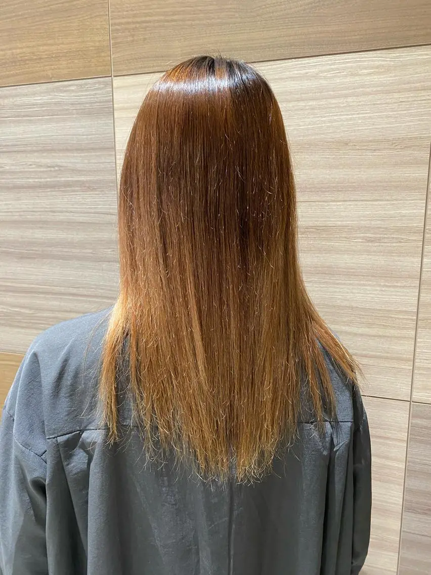 ロング パーマ 酸性ストレート ストレートパーマ メンズカット ✂️あいのヘアスタイル