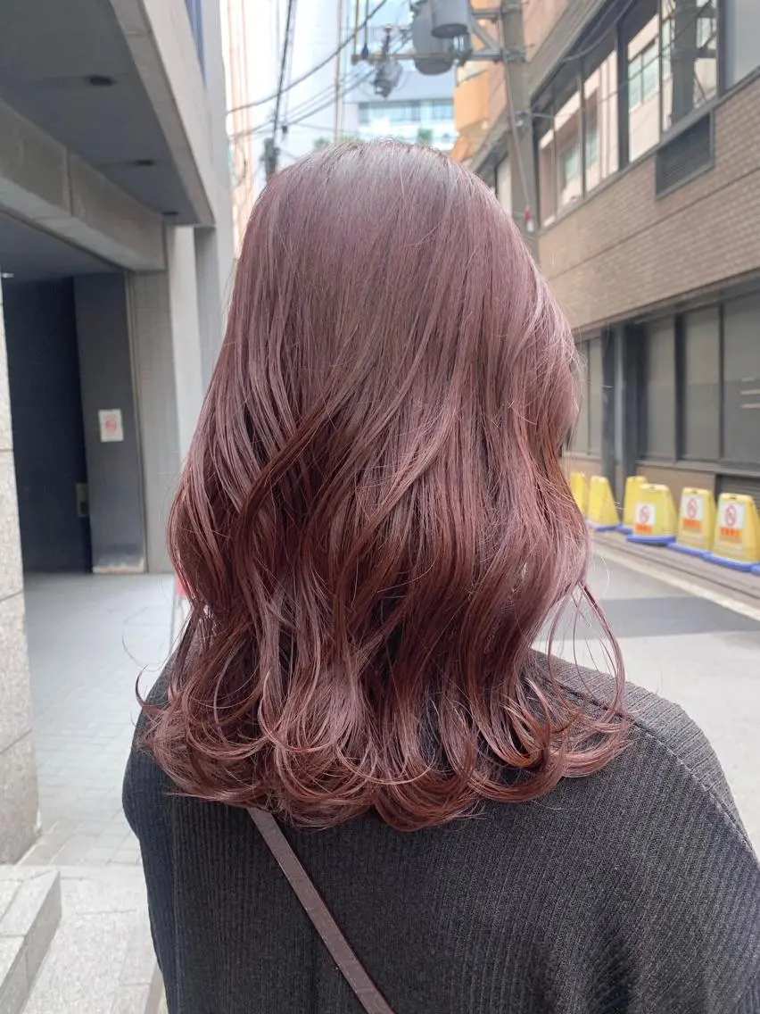 ロング カラー 黒髪 ダブルカラー カット ヘアカラー 酸性ストレート/ブリ ーチなし/中村 匠のヘアスタイル