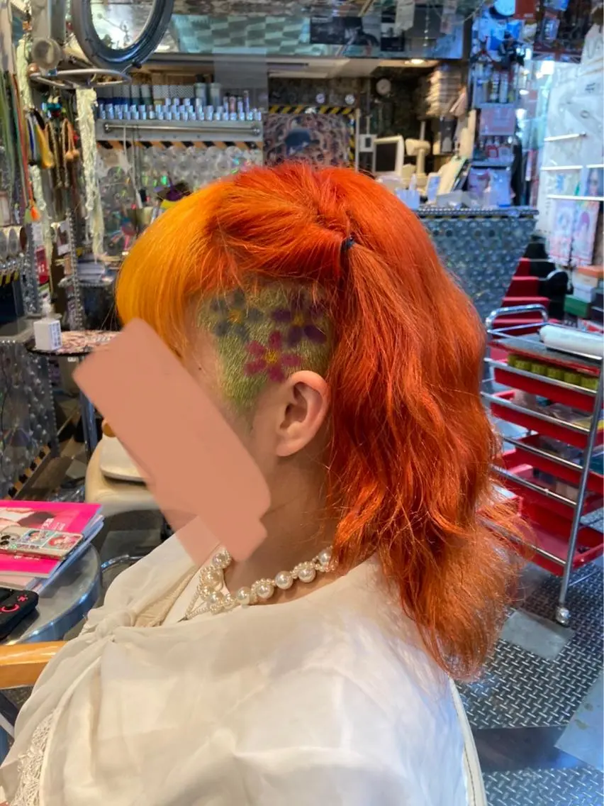 ミディアム カラー ヘアアレンジ カット ヘアカラー KOYA コヤのヘアスタイル