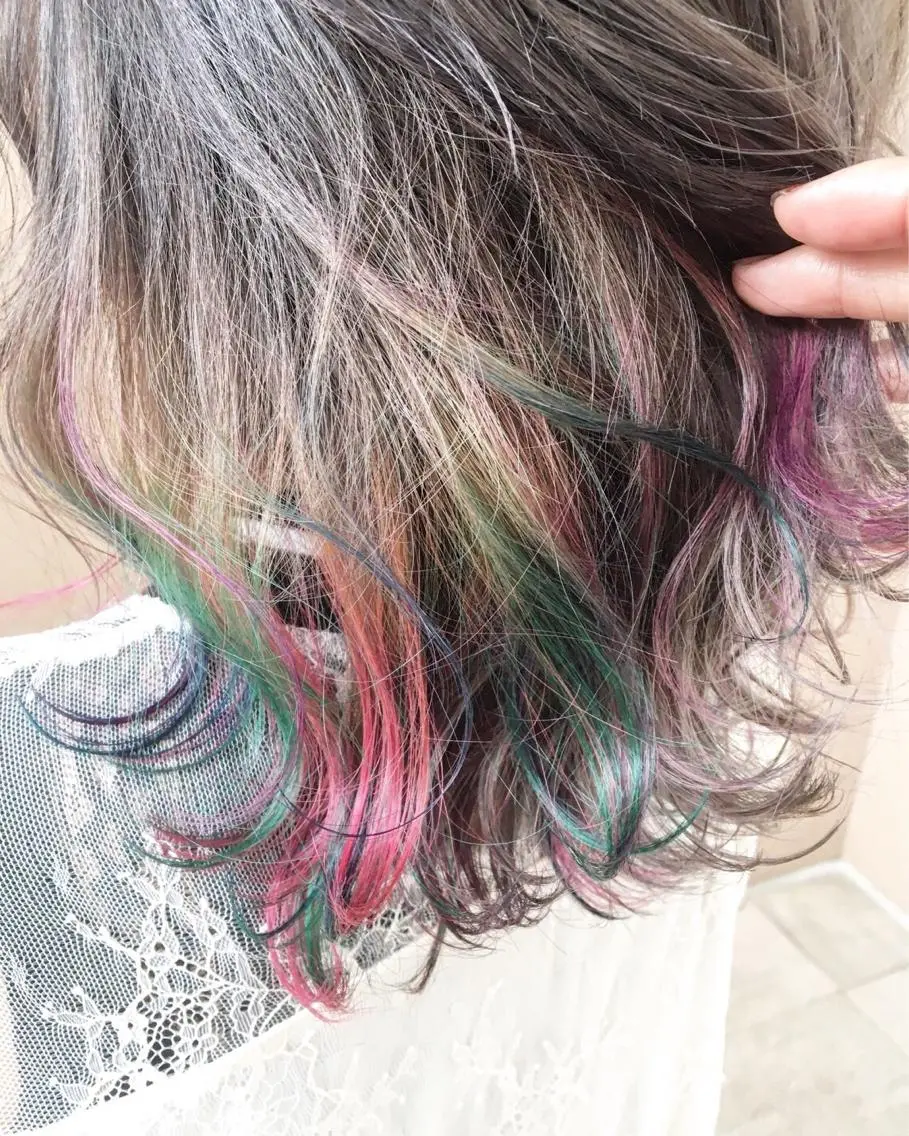 ミディアム レイヤーカット 川田くるみのヘアスタイル