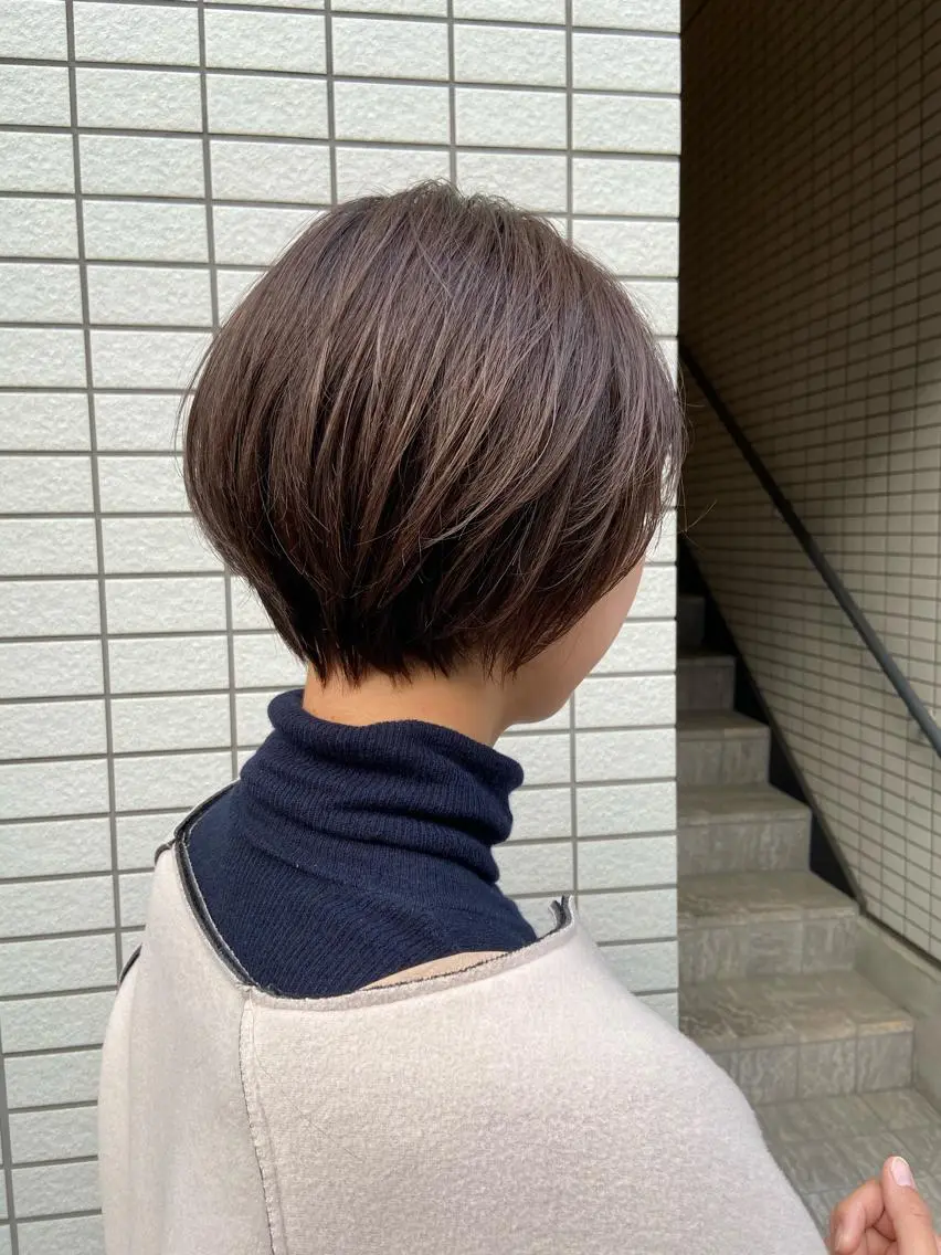 ショート カラー ショートボブ ボブ ショートヘア カット ヘアカラー トリートメント 二児のパパで店長な 戸田健治のヘアスタイル