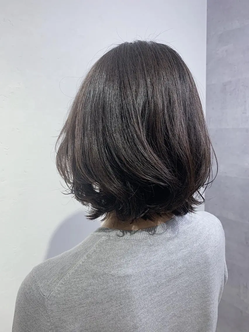ミディアム パーマ ミディアムパーマ _WHITE 天神店 YUMEKA🐻のヘアスタイル