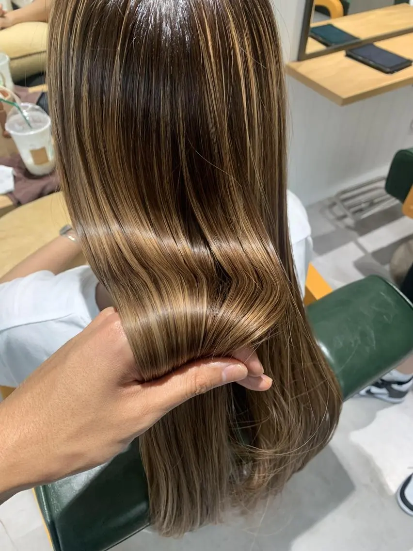 ロング カラー 髪質改善 縮毛矯正 カット ヘアカラー トリートメント arts茅ヶ崎 エリアNO1髪質改善のヘアスタイル