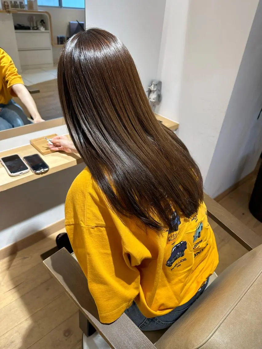 ロング カラー ヘアカラー 栄/平日限定✨ REIRIのヘアスタイル
