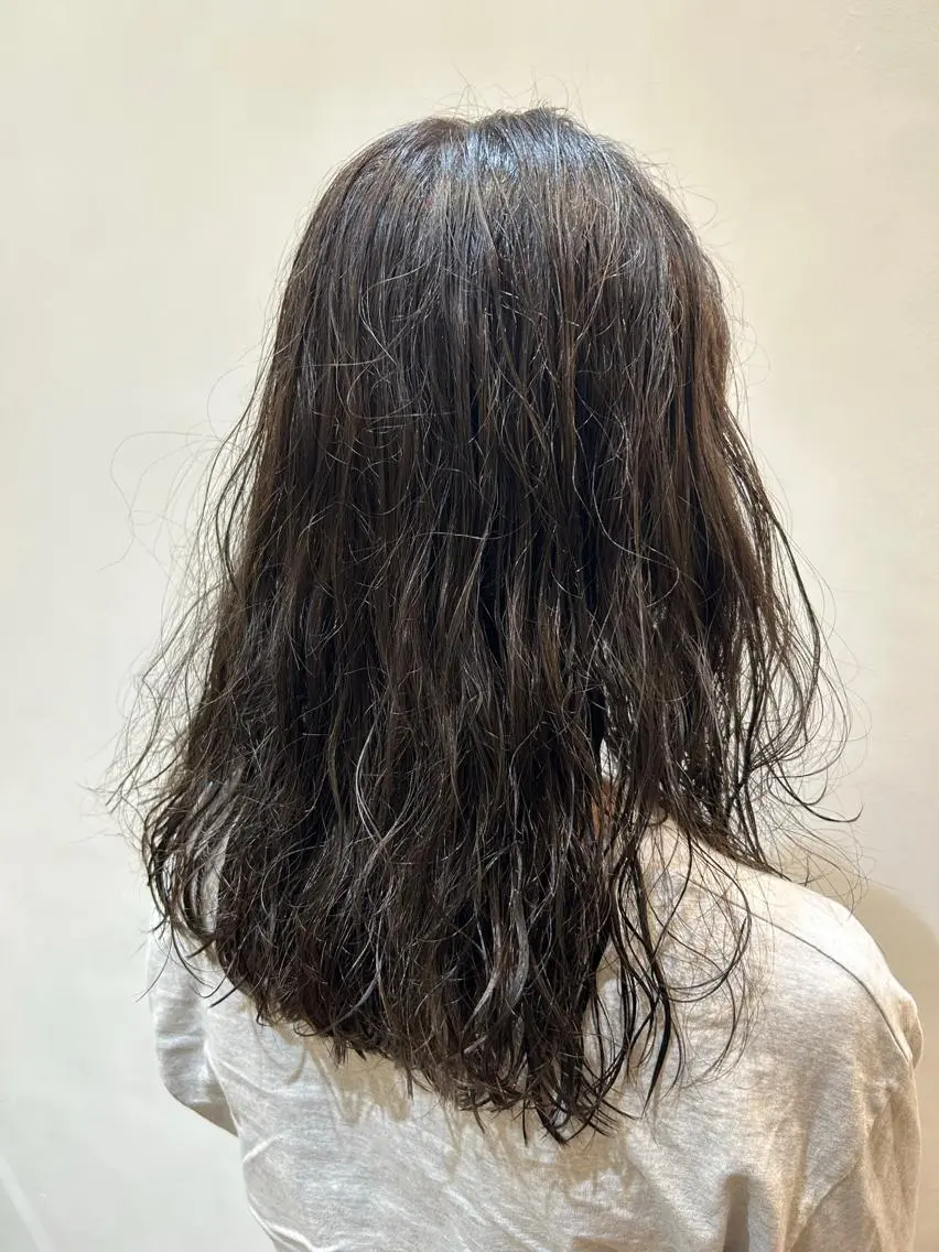 セミロング パーマ セミロングパーマ 🌿ボブ パーマ高橋啓太🌿のヘアスタイル