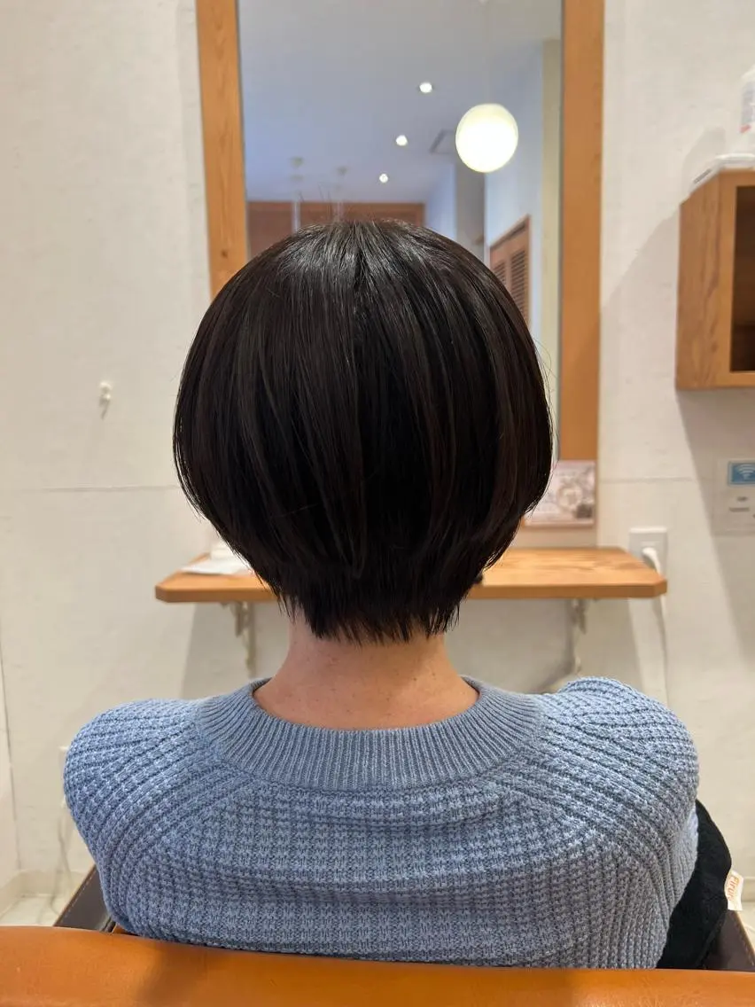 ショート 髪質改善 縮毛矯正 トリートメント TELA HAIR 幕張本郷店　千尋のヘアスタイル