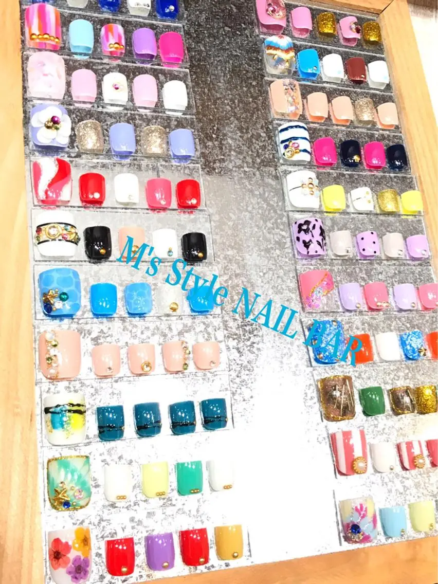 ネイル フットネイル ジェルネイル M's Style NAIL BARのネイルデザイン