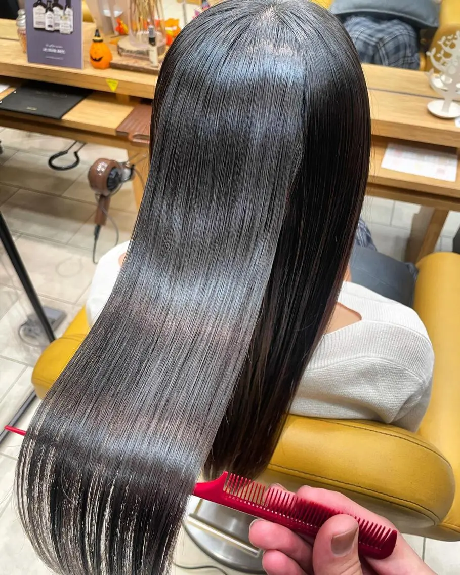 ロング 髪質改善 トリートメント ♦️モテ髪創作者 SUGA♦️のヘアスタイル