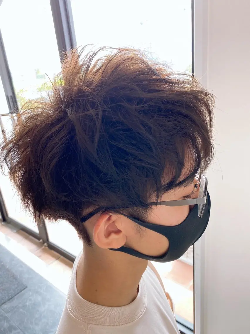 ショート メンズ マッシュ ショートヘア 川合 勇気のヘアスタイル