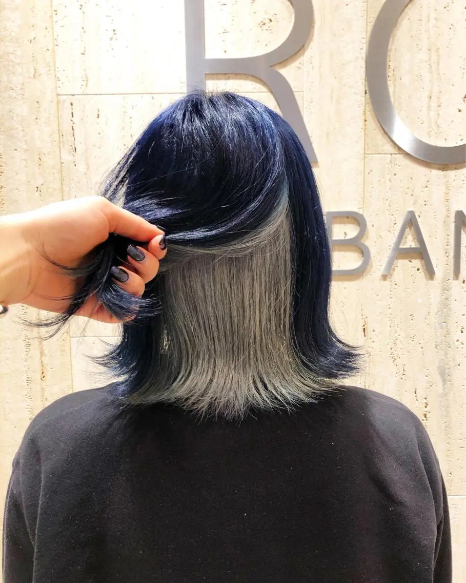 ミディアム カラー カット ヘアカラー トリートメント 高橋 芽衣のヘアスタイル