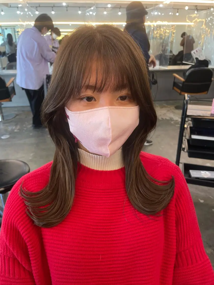 ミディアム カラー イトウ アキノリのヘアスタイル