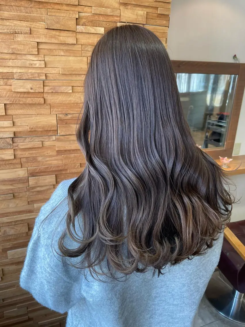 ロング カラー カット ヘアカラー 福田 ジュンキのヘアスタイル