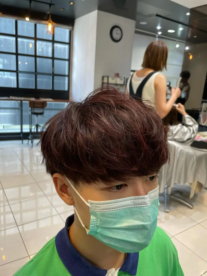 ショート メンズ カット ヘアカラー トリートメント メンズ特化🔥 アサオカカズキのヘアスタイル