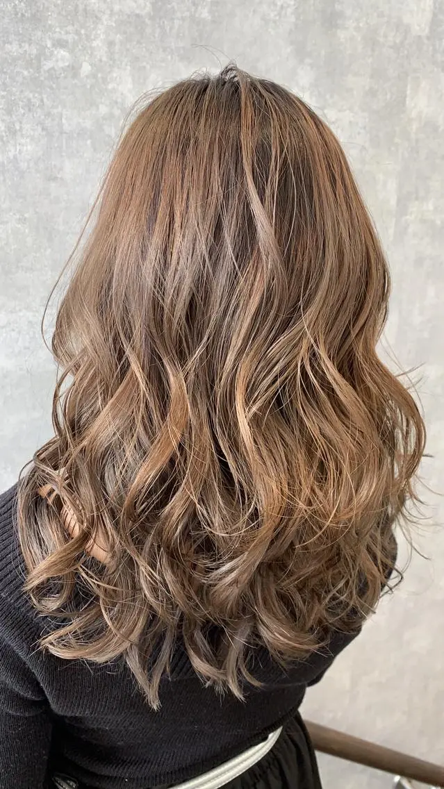 ロング カラー HAREru. モデル募集【戸塚】のヘアスタイル