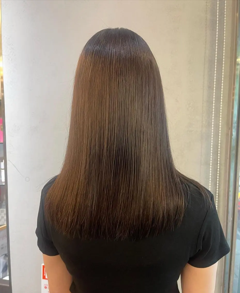 ミディアム カラー ヘアアレンジ ベージュカラー 黒髪 インナーカラー ミント 髪質改善 ❥【韓国風ヘア】 stylist 林❥のエステ・リラクイメージ