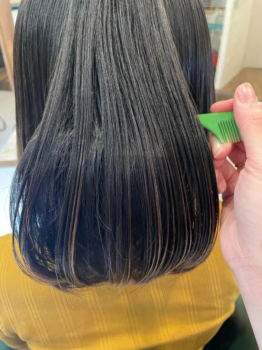 セミロング 髪質改善 清水 美雪のヘアスタイル