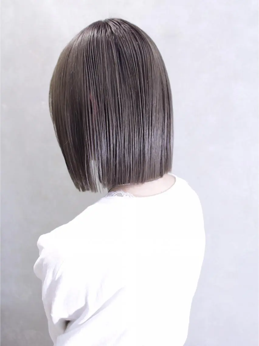 ミディアム カラー ヘアアレンジ ヘアカラー トリートメント lani ブリーチ /ダブルカラーのヘアスタイル