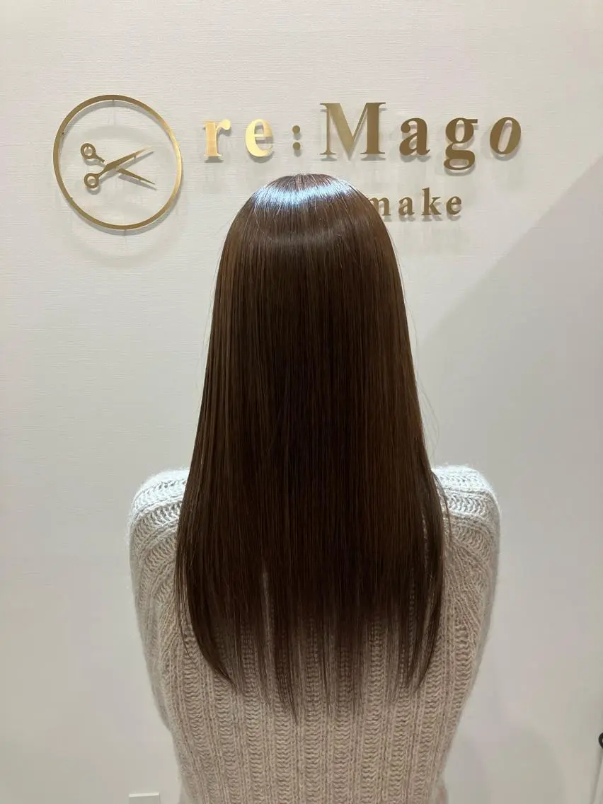 ロング カラー ヘアアレンジ キッズ カット ヘアカラー トリートメント 横浜関内髪質改善 re:Magoのヘアスタイル