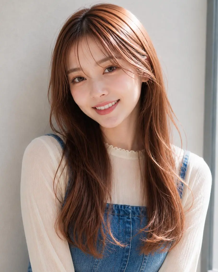 ロング カラーモデル募集☆ 山村梨香のヘアスタイル