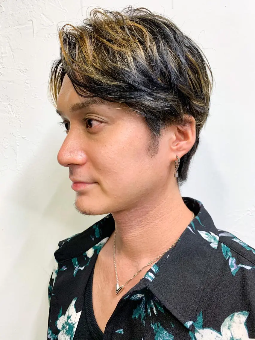 カラー メンズ メンズパーマ メンズ特化ryoのヘアスタイル