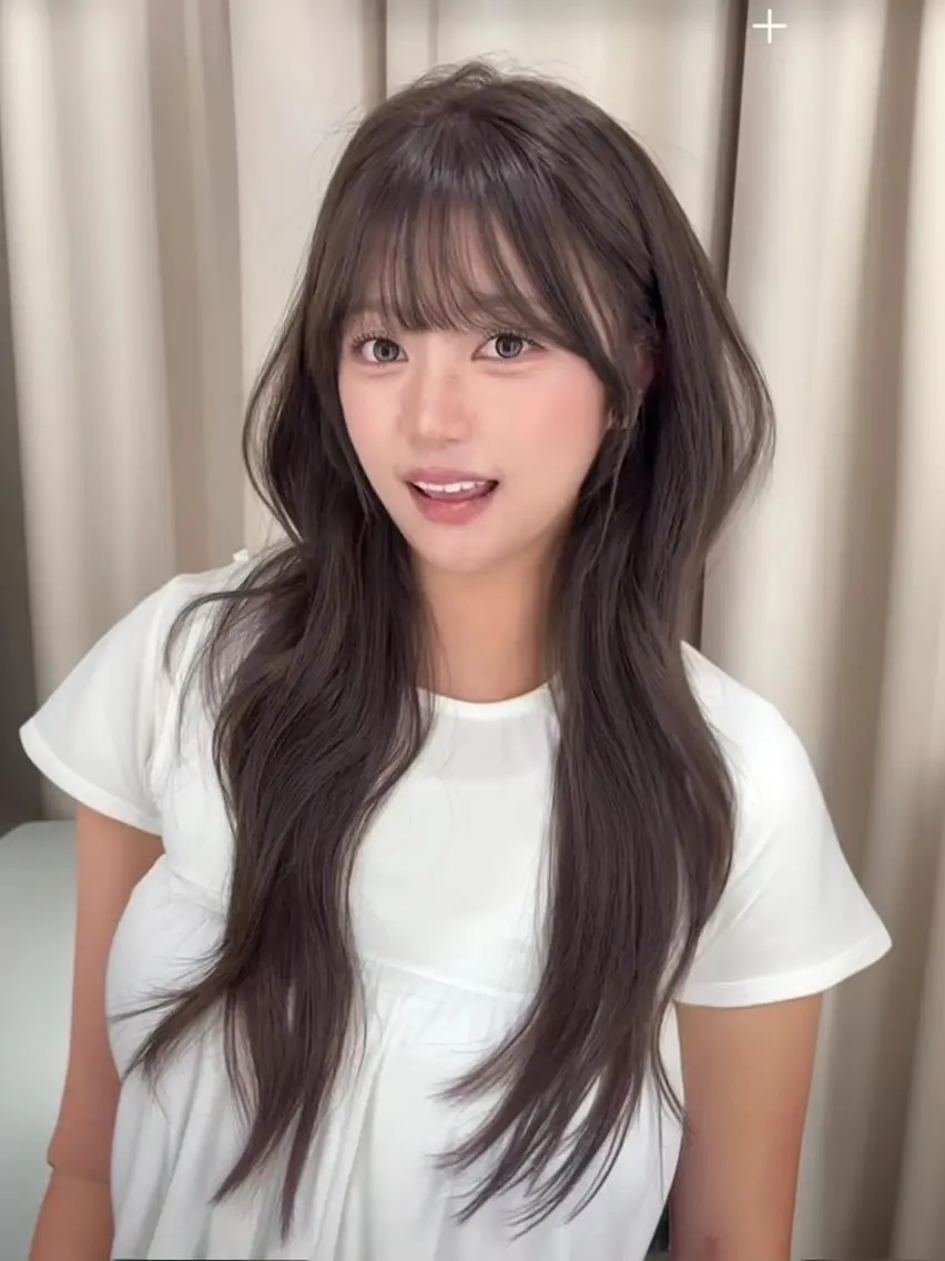 カラー ロング 韓国特化エクステ BIZEharuのヘアスタイル