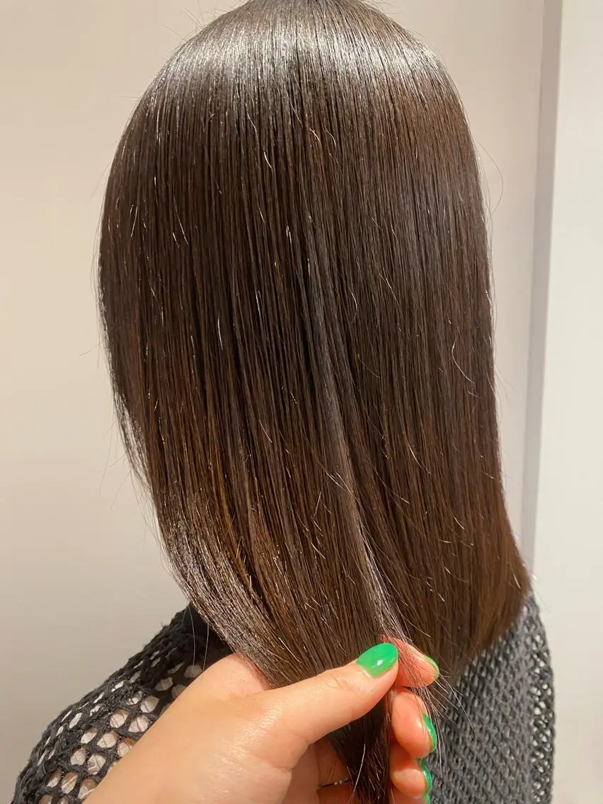 セミロング カラー カット ヘアカラー トリートメント 似合わせ美髪ヘア✨ 天王寺.阿倍野🌈のヘアスタイル