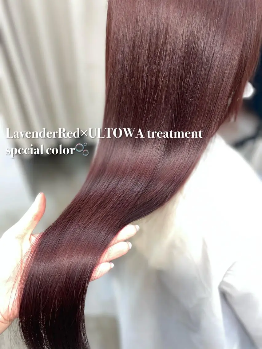 ロング カラー ヘアカラー トリートメント 韓国ヘア🤍髪質改善 🇰🇷AKANEのヘアスタイル