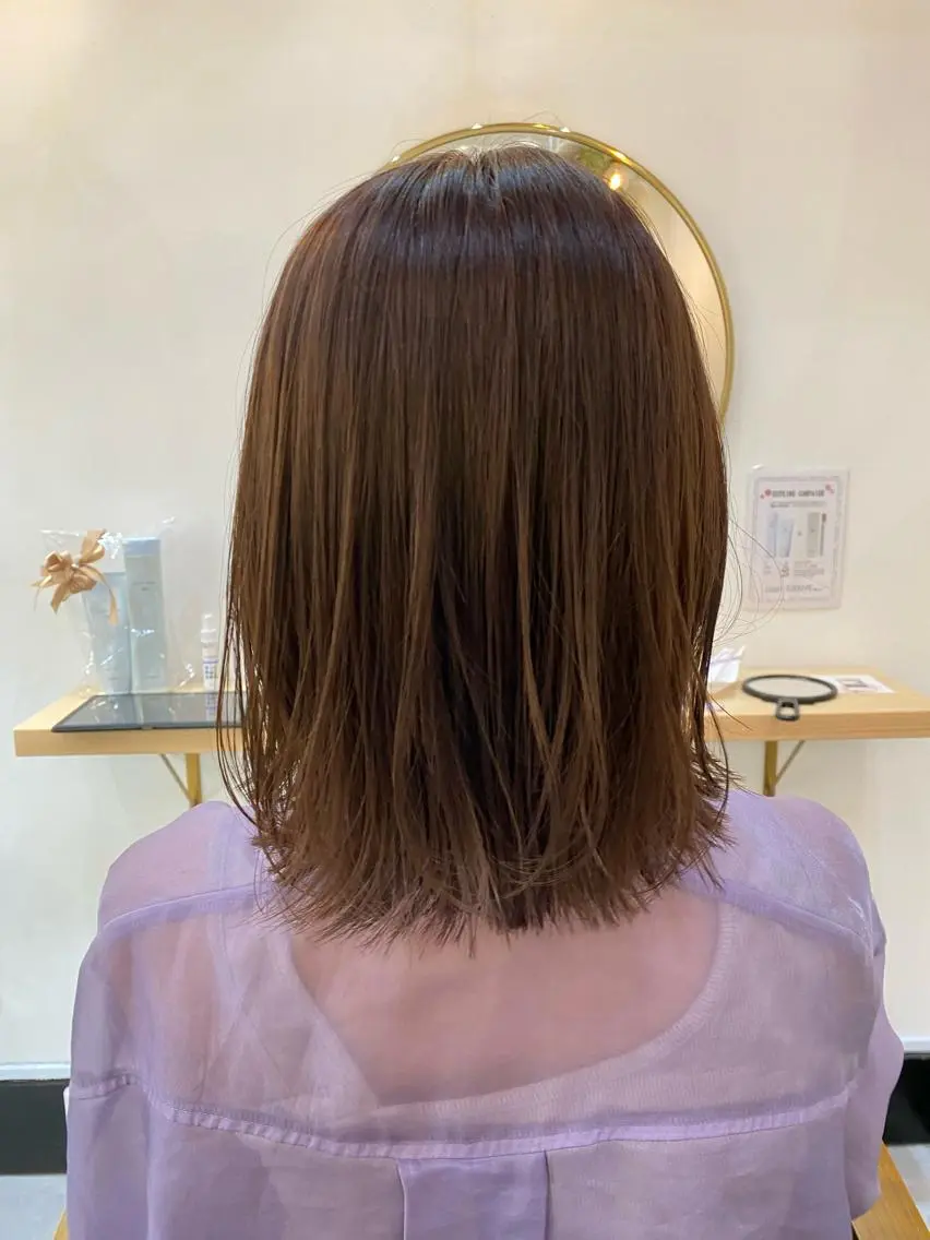 セミロング カラー 外ハネヘア CARICIA🌱 masaeのヘアスタイル