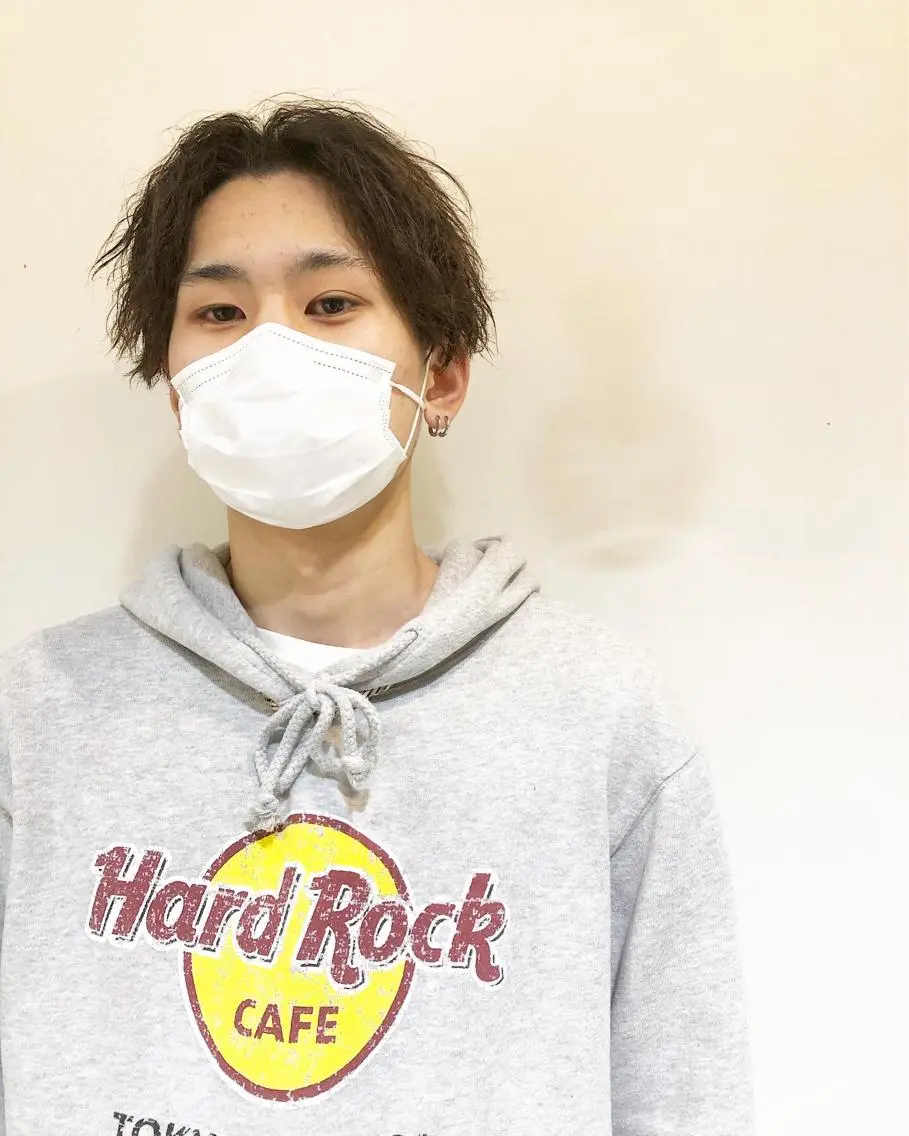 パーマ ヘアアレンジ メンズ カット パーマ トリートメント ヘアセット メンズ特化✂️栗原 侑也のヘアスタイル