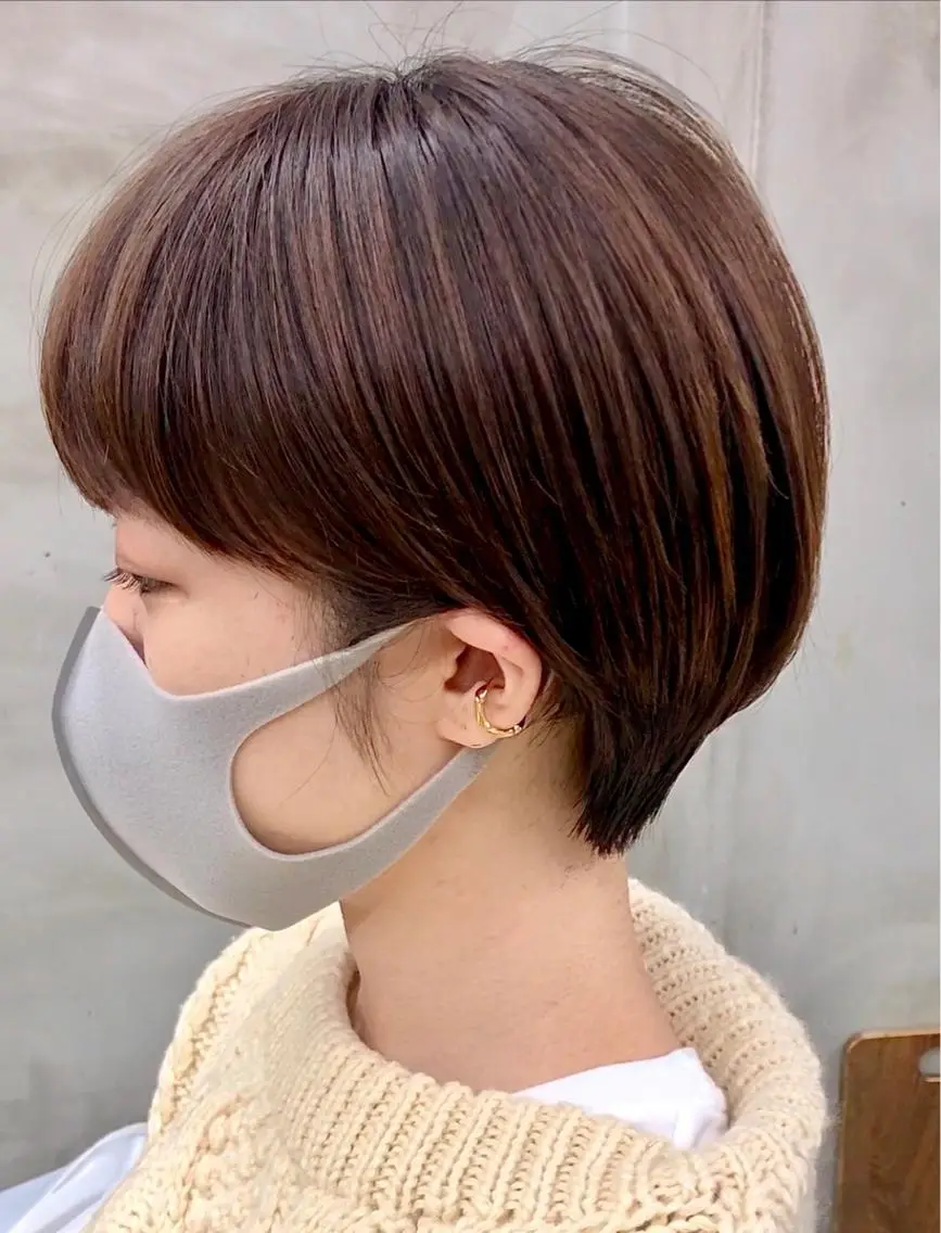 ショート カラー ショート・ボブ 徳竹淳一のヘアスタイル