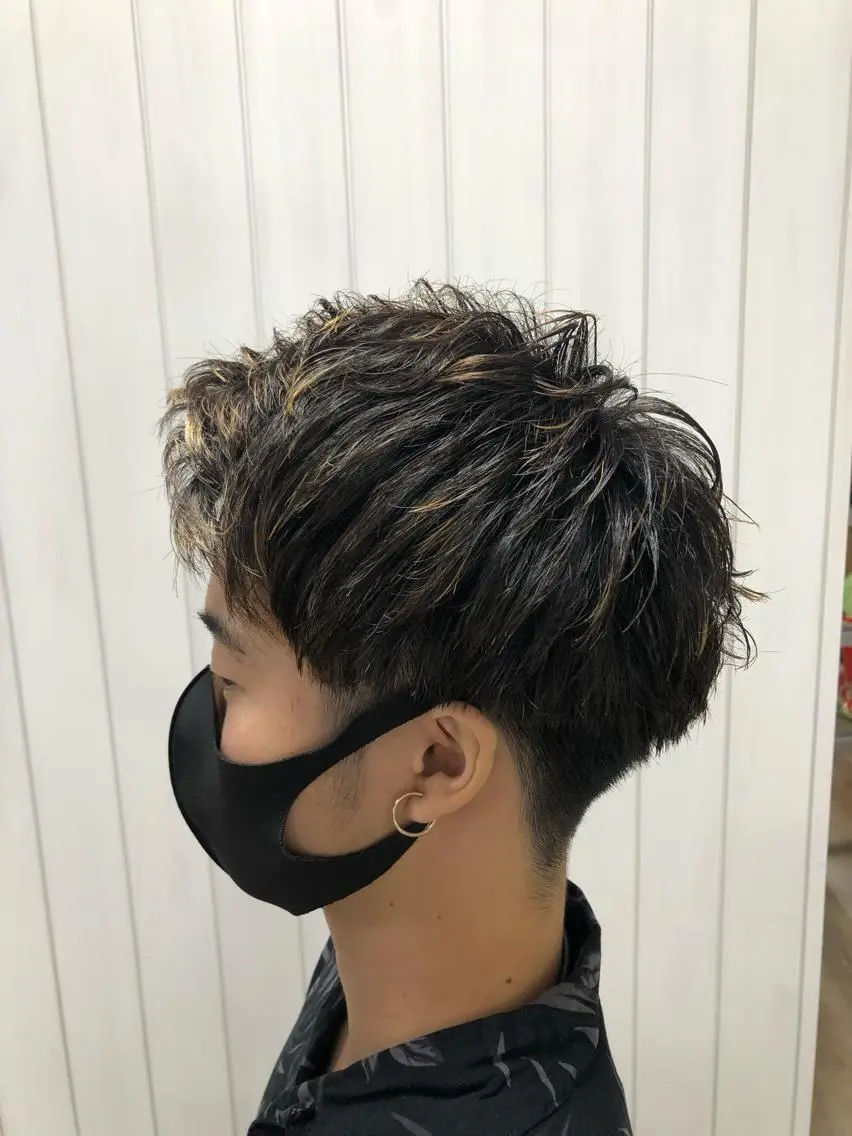 ショート メンズ 嶋野 貴仁のヘアスタイル