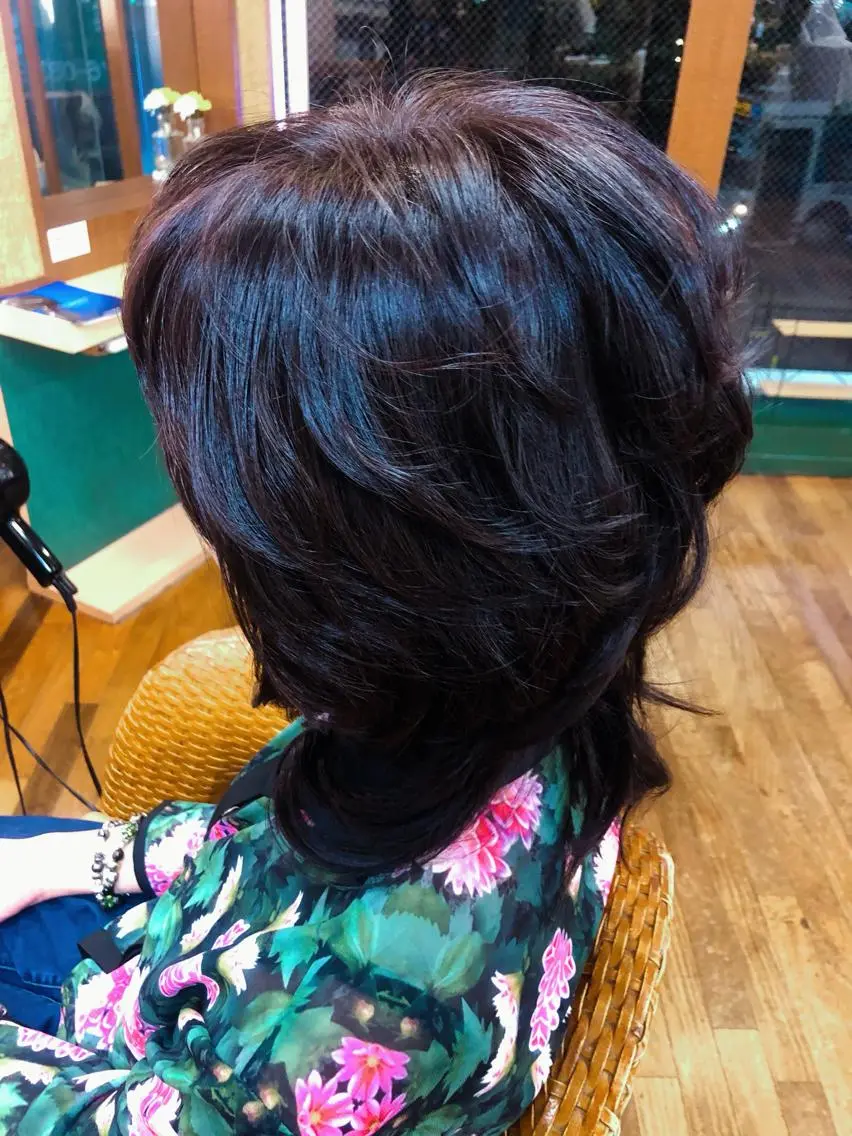 カラー アッシュ パープルアッシュ カット ヘアカラー 髪質改善/艶カラー 塩野成一のヘアスタイル