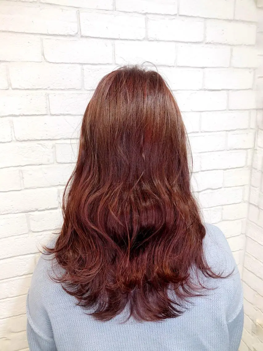 ミディアム カラーアンドケアリタ kitamuuuのヘアスタイル