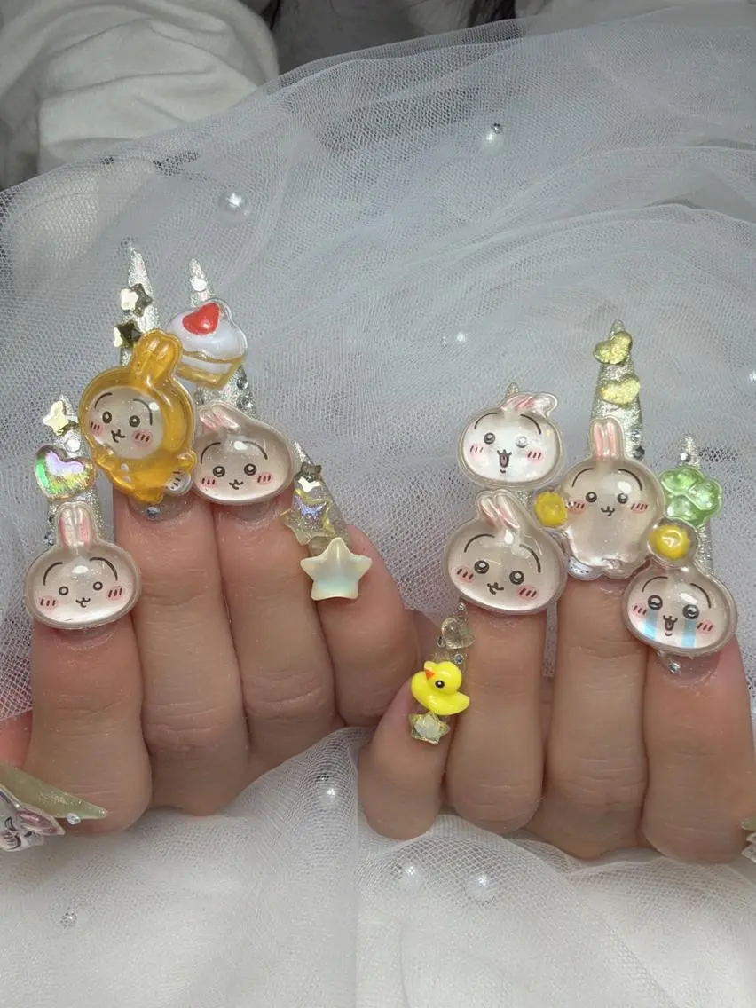 ネイル 成人式 大理石ネイル(マーブル) リボン 夏ネイル ネイルチップ ハンドネイル Mei Salon 長さ出し専門店のネイルデザイン