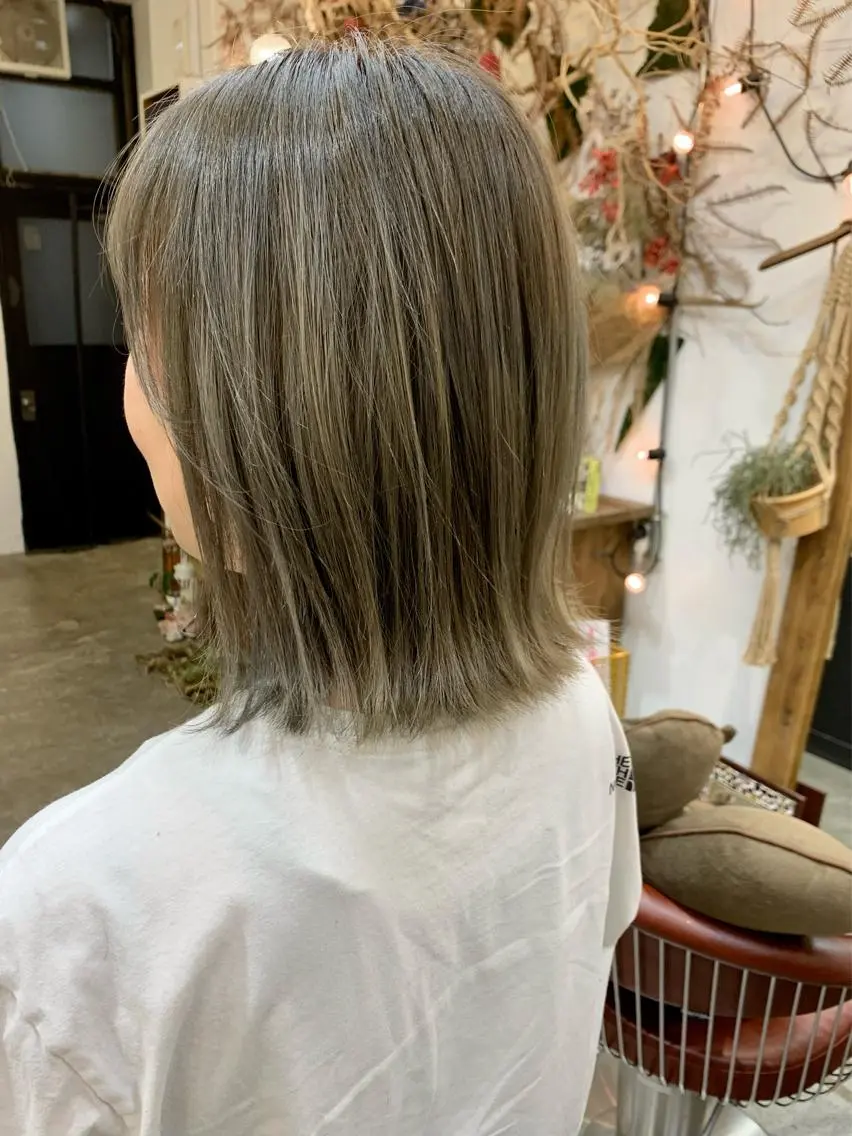 ミディアム カット ヘアカラー トリートメント topstylist 満足度⭐️堀川星哉のヘアスタイル