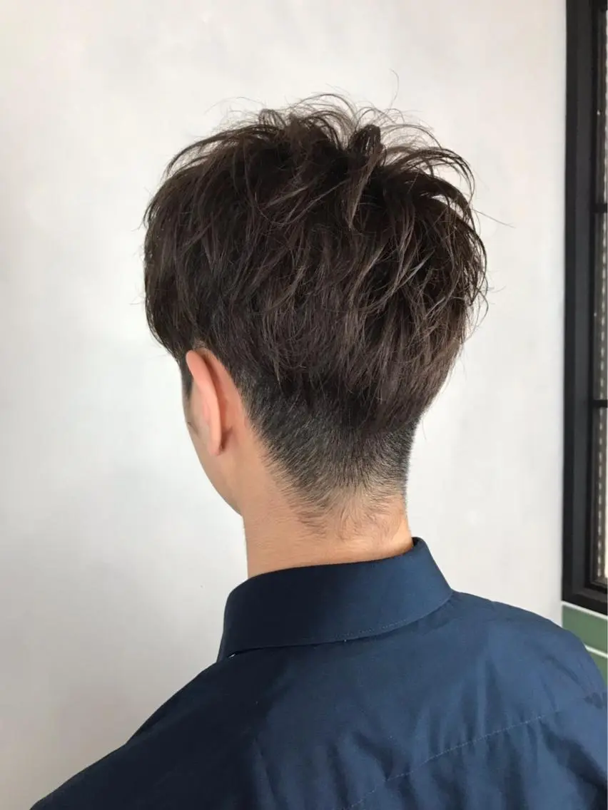 ショート カラー メンズ カット BROCANTE立川 karasawa.nのヘアスタイル