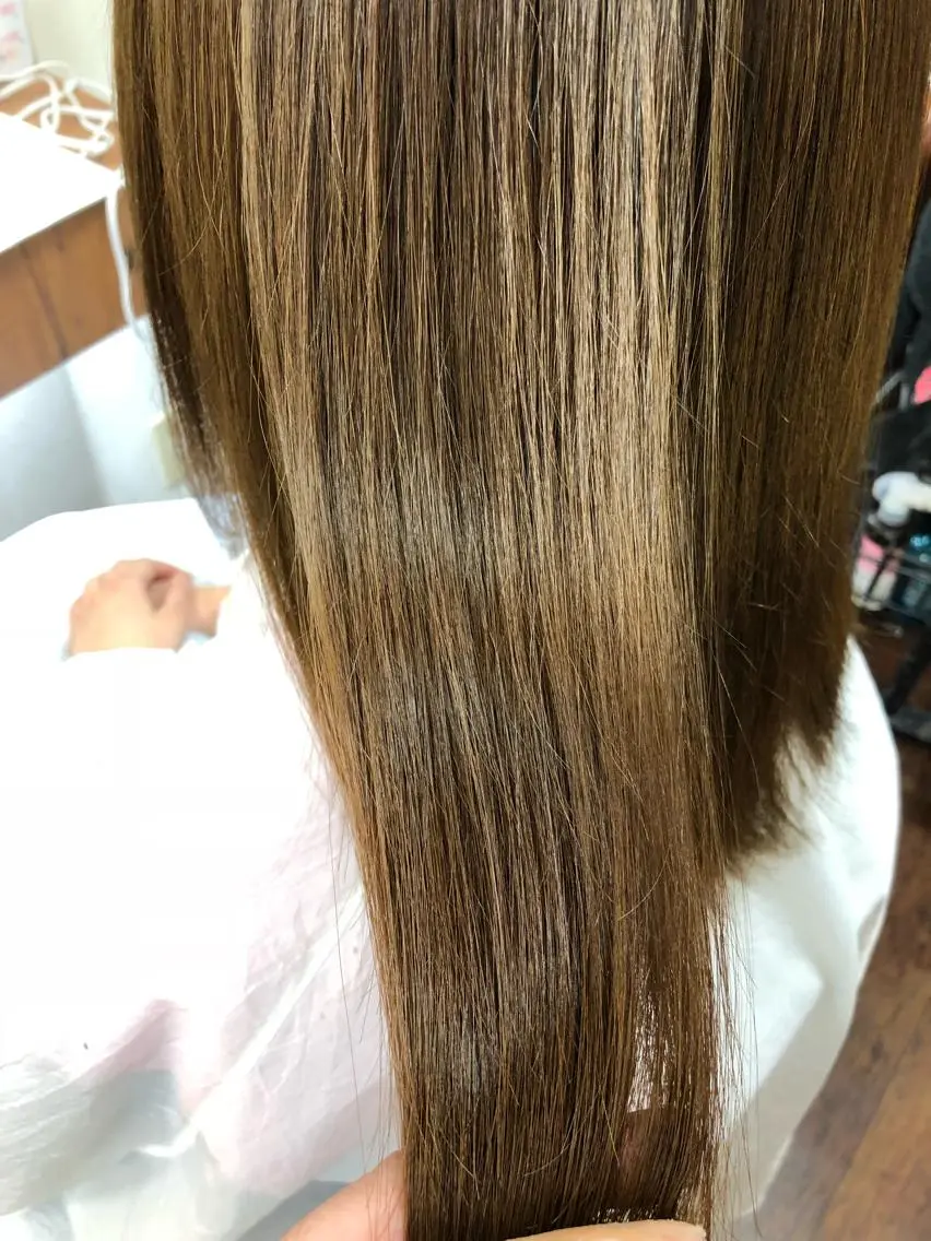 ミディアム カラー 外国人風カラー 大野 まゆのヘアスタイル