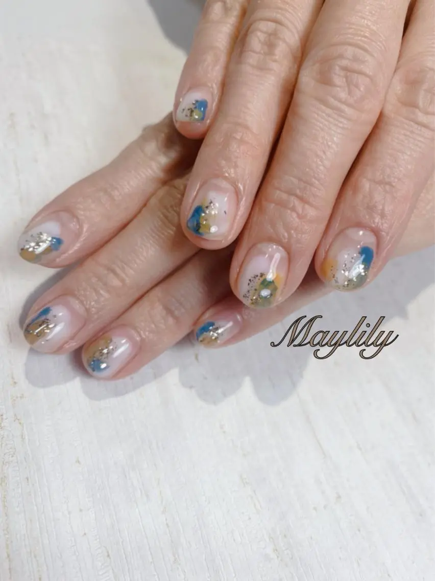 ネイル 持ち込み ハンドネイル Nail salon Maylilyのネイルデザイン