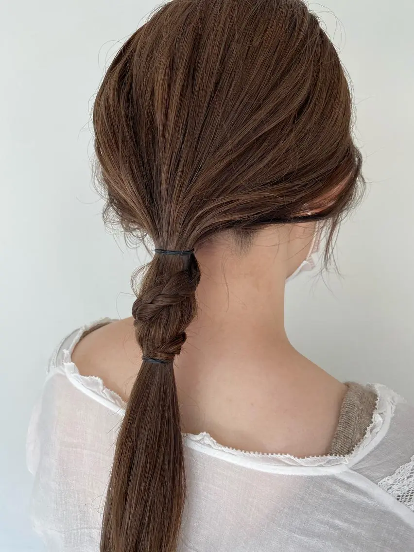 ロング カラー ヘアアレンジ ベージュカラー ブリーチ ニュアンスヘア🌔 nanakoのヘアスタイル