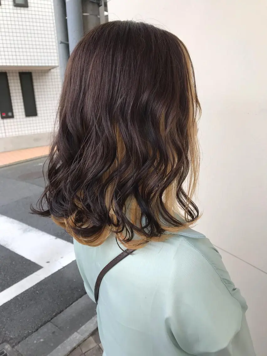 カラー ヘアカラー トリートメント ヘアセット Lapis❤️‍🔥 HAZUKIのヘアスタイル