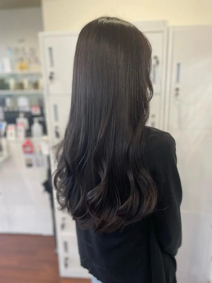 ロング カラー カット ヘアカラー トリートメント エクステ/プルエク/ rita/フルヤマのヘアスタイル