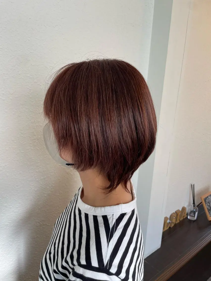 ショート 暖色カラー/ メンズ/名駅/ユキハのヘアスタイル