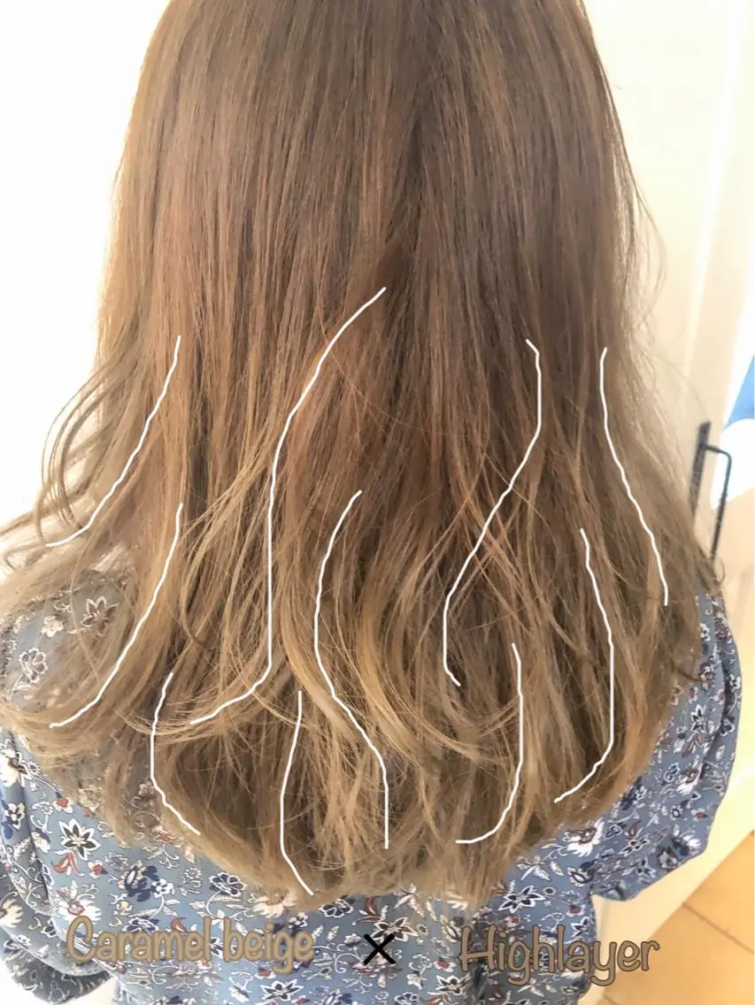 セミロング 韓国hair ·͜· watanabeのヘアスタイル