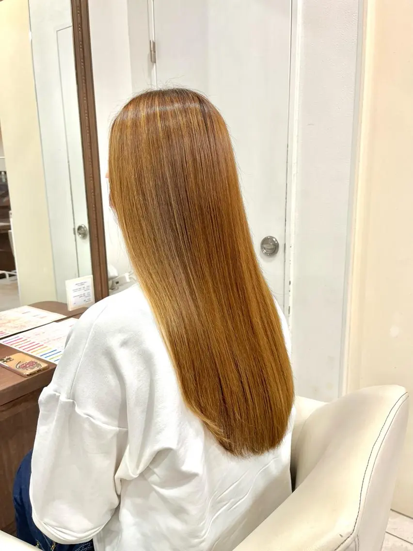 ロング カット 縮毛矯正 トリートメント 《大人気髪質改善》 プログレス国分寺店のヘアスタイル