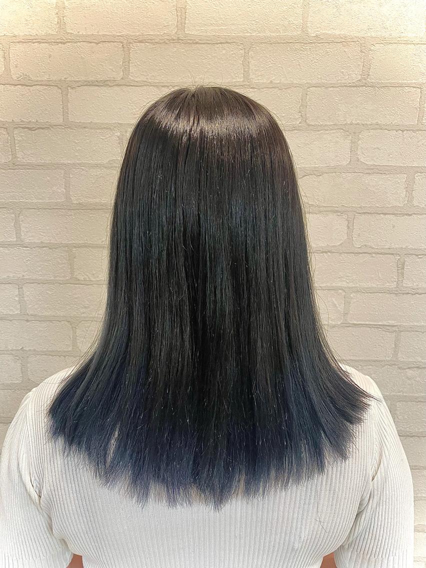 ミディアム カラー カット ヘアカラー トリートメント 🐤 ゆい🐓のヘアスタイル