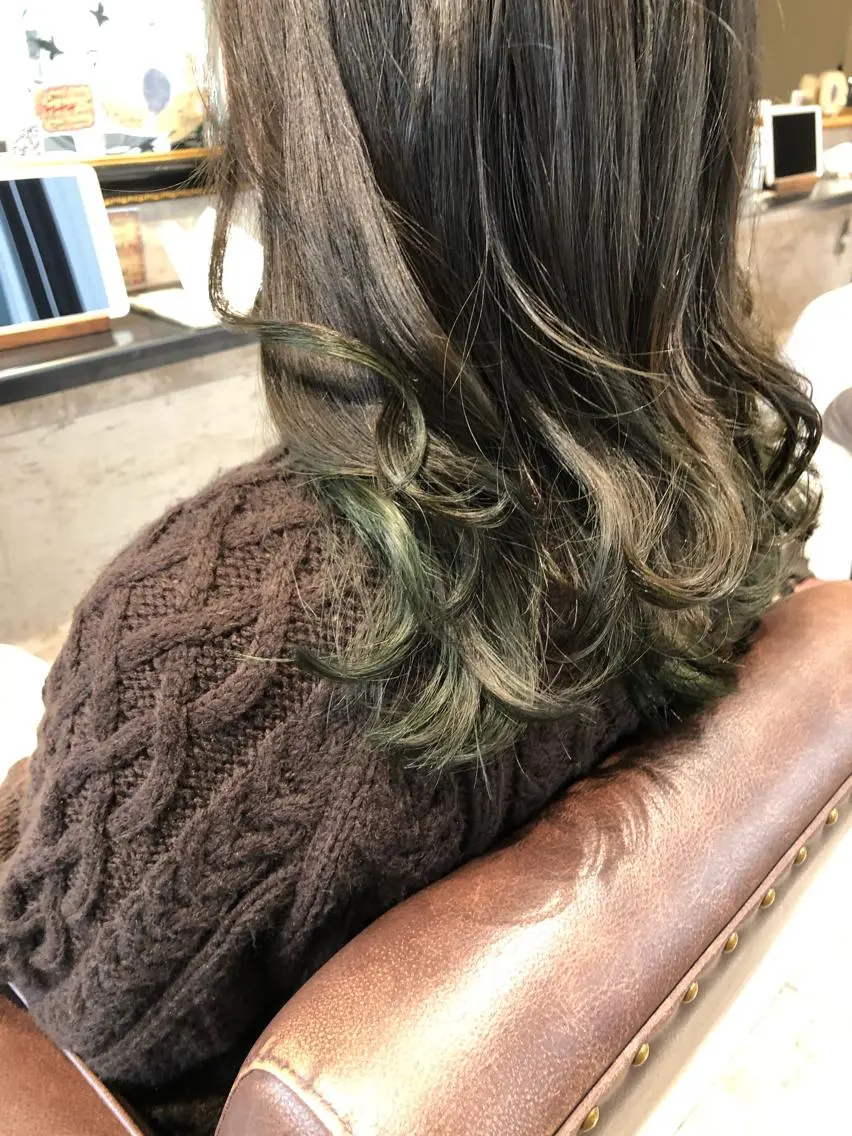 セミロング 北崎 えりのヘアスタイル